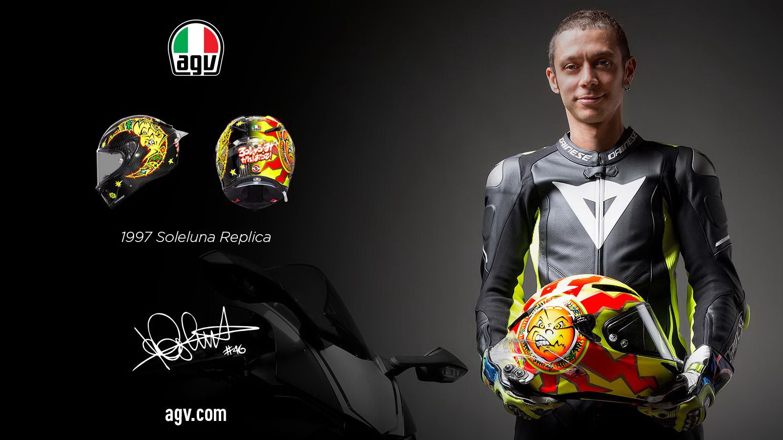 AGV Pista GP R Carbon Rossi 20 Years Helmet