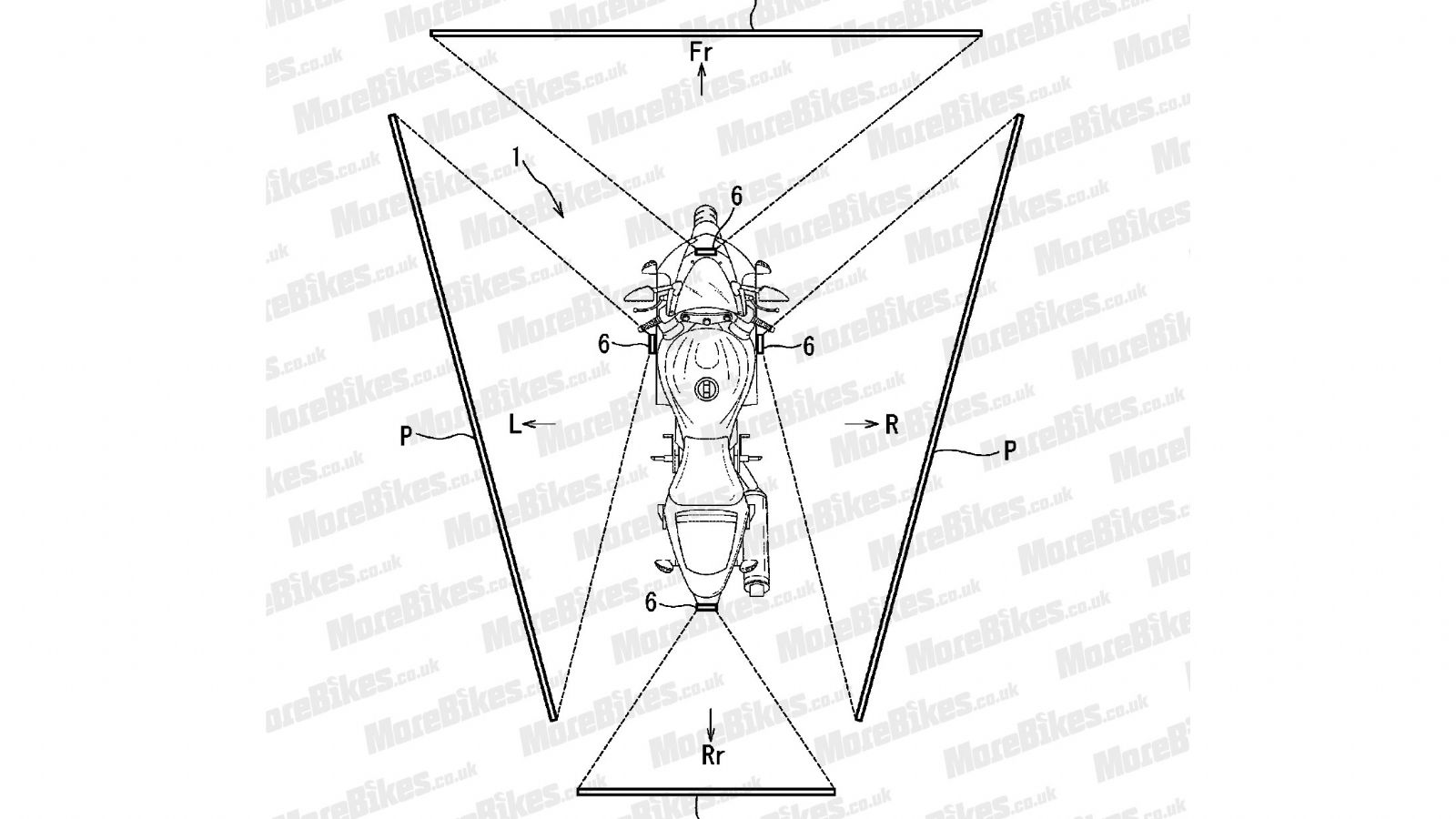 LED προβολείς φωτίζουν το δρόμο.