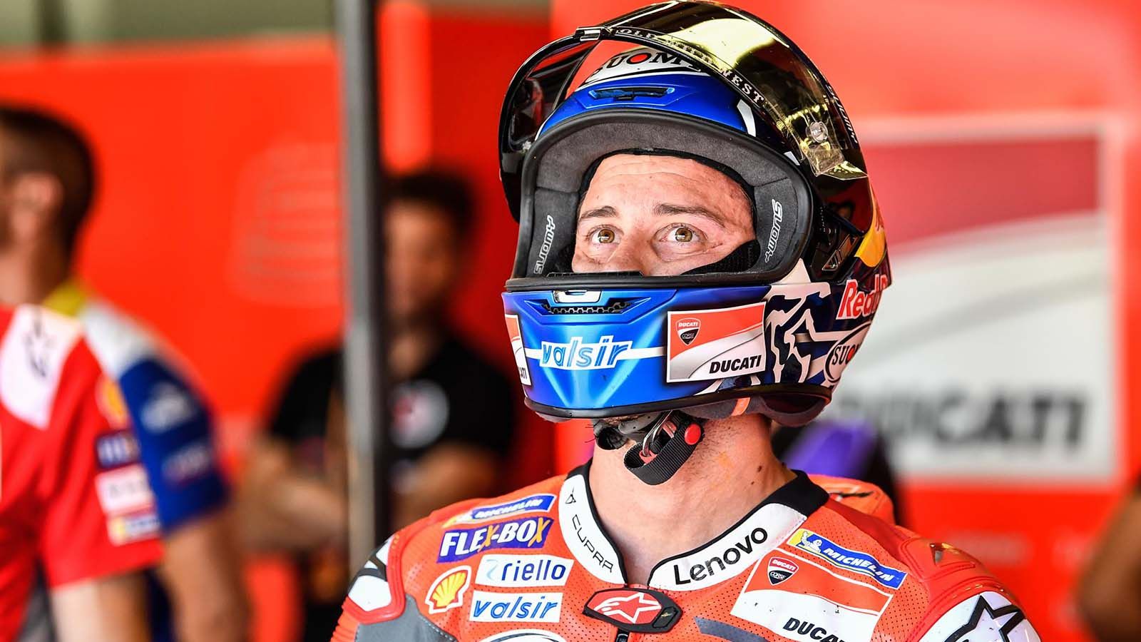 Προβληματισμένος παραμένει ο Andrea Dovizioso.