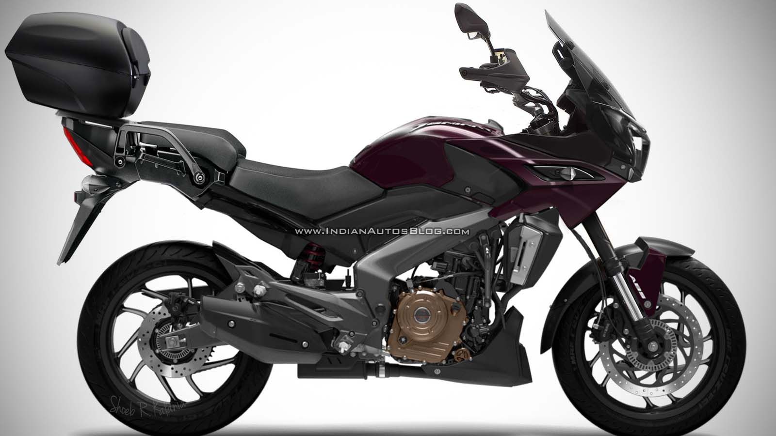 H ψηφιακή δημιουργία της SRK Customs που θα μπουούσε να είναι πολύ κοντά, σε νέο Adventure μοντέλο από την Bajaj.