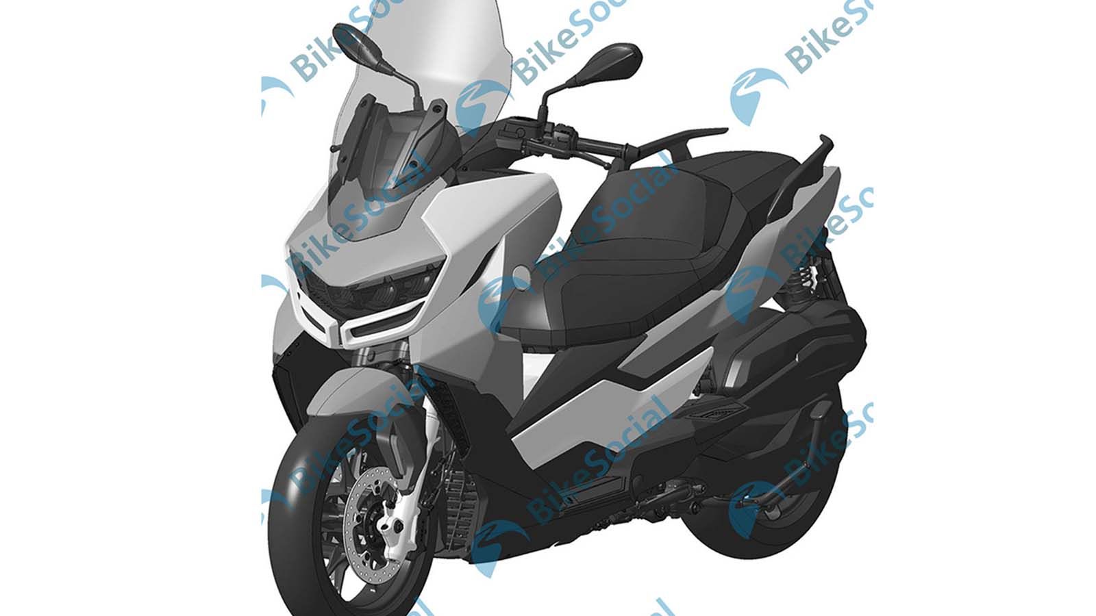 Κάποια από τα σχέδια του νέου scooter της BMW.