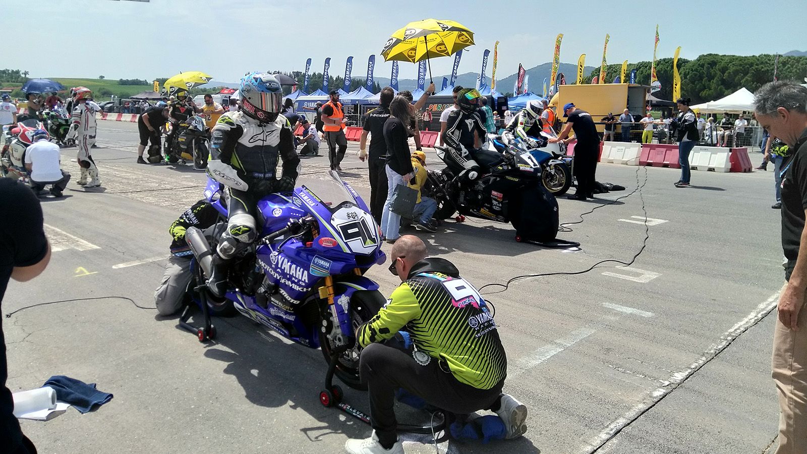 Η σχάρα εκκίνησης στην κατηγορία Superbike