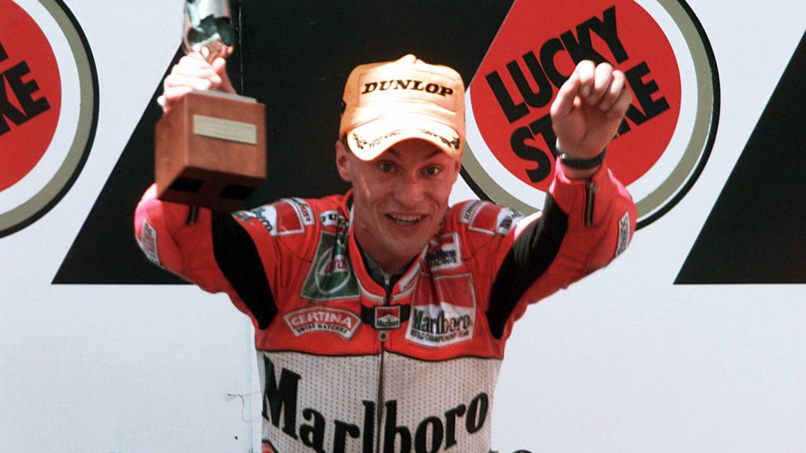 O Ralf Waldmann σε στιγμιότυπο από το podium.