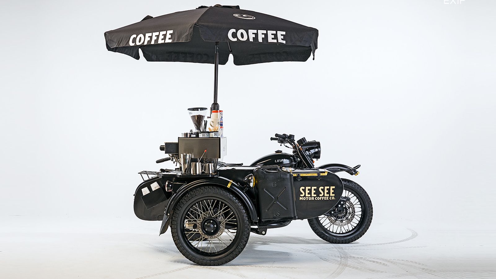 Ένα Ural που φτιάχνει καφέ...στην κυριολεξία!  