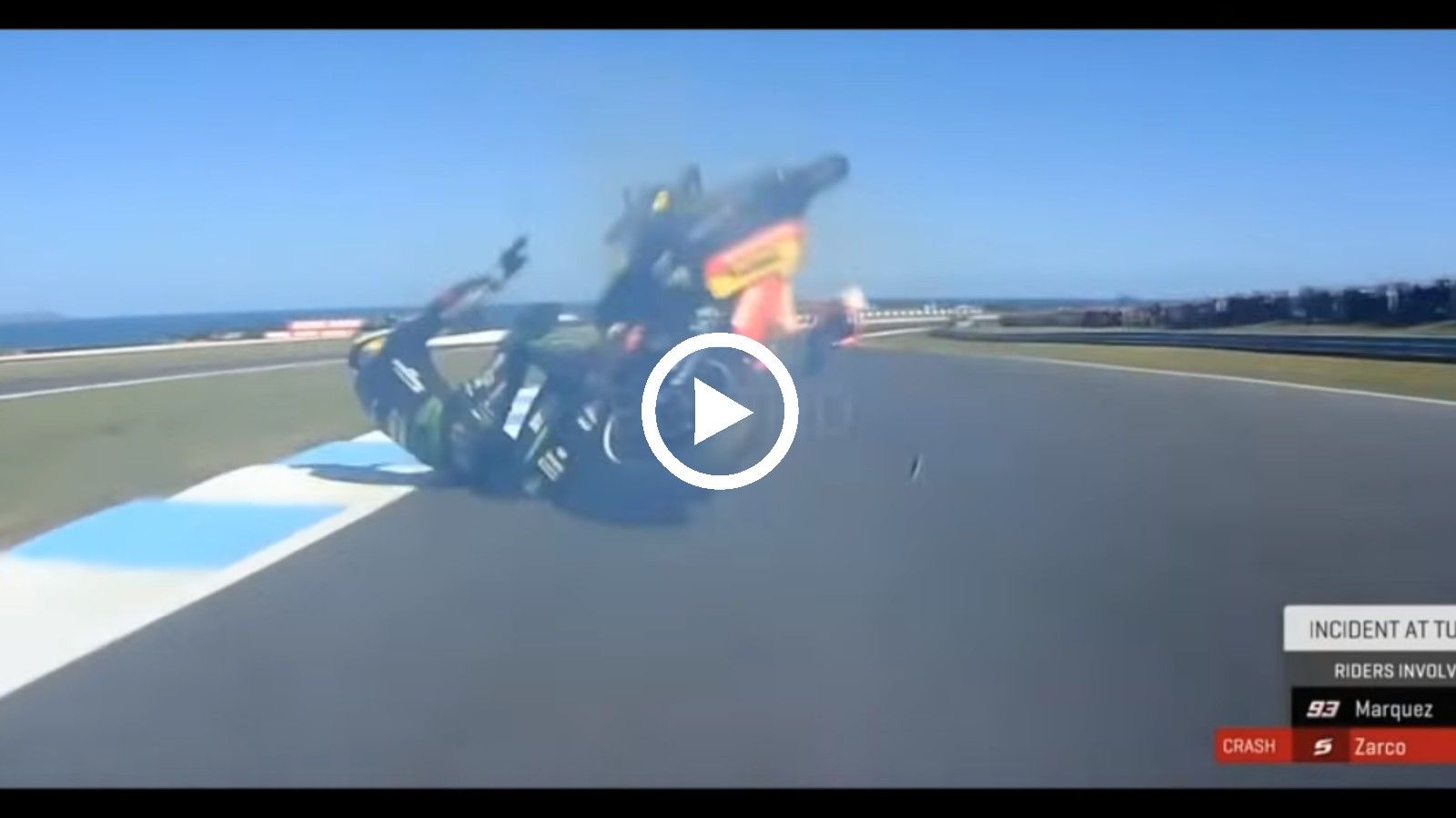 H σύγκρουση Zarco-Marquez στο Phillip Island