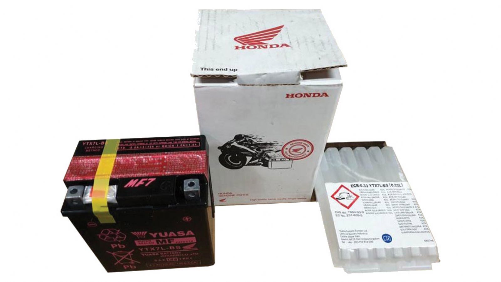 Γνήσια μπαταρία μοτοσυκλέτας HONDA
