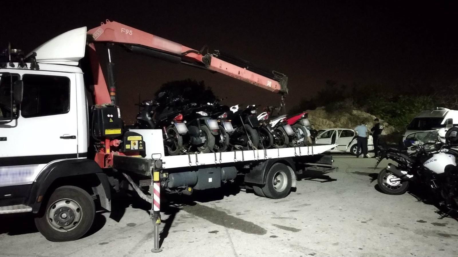 Δεκάδες ακινητοποιήσεις οχημάτων έγιναν εχθές το βράδυ στο Λυκαβητό