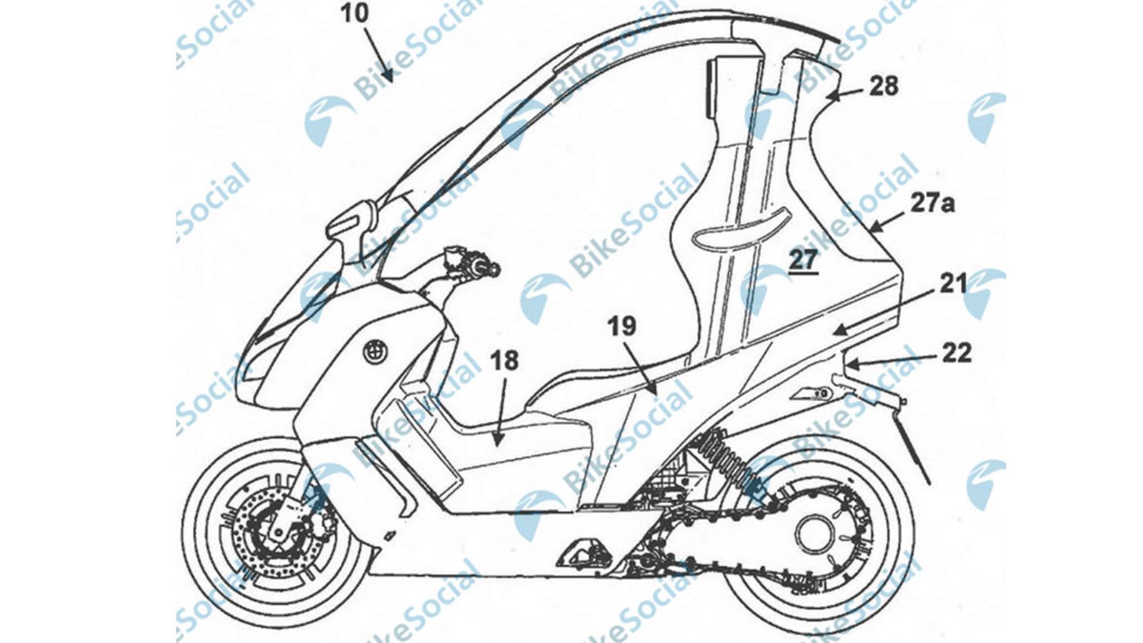 Τα βασικότερα από τα σχέδια που συνδέονται με το νέο BMW C1. 