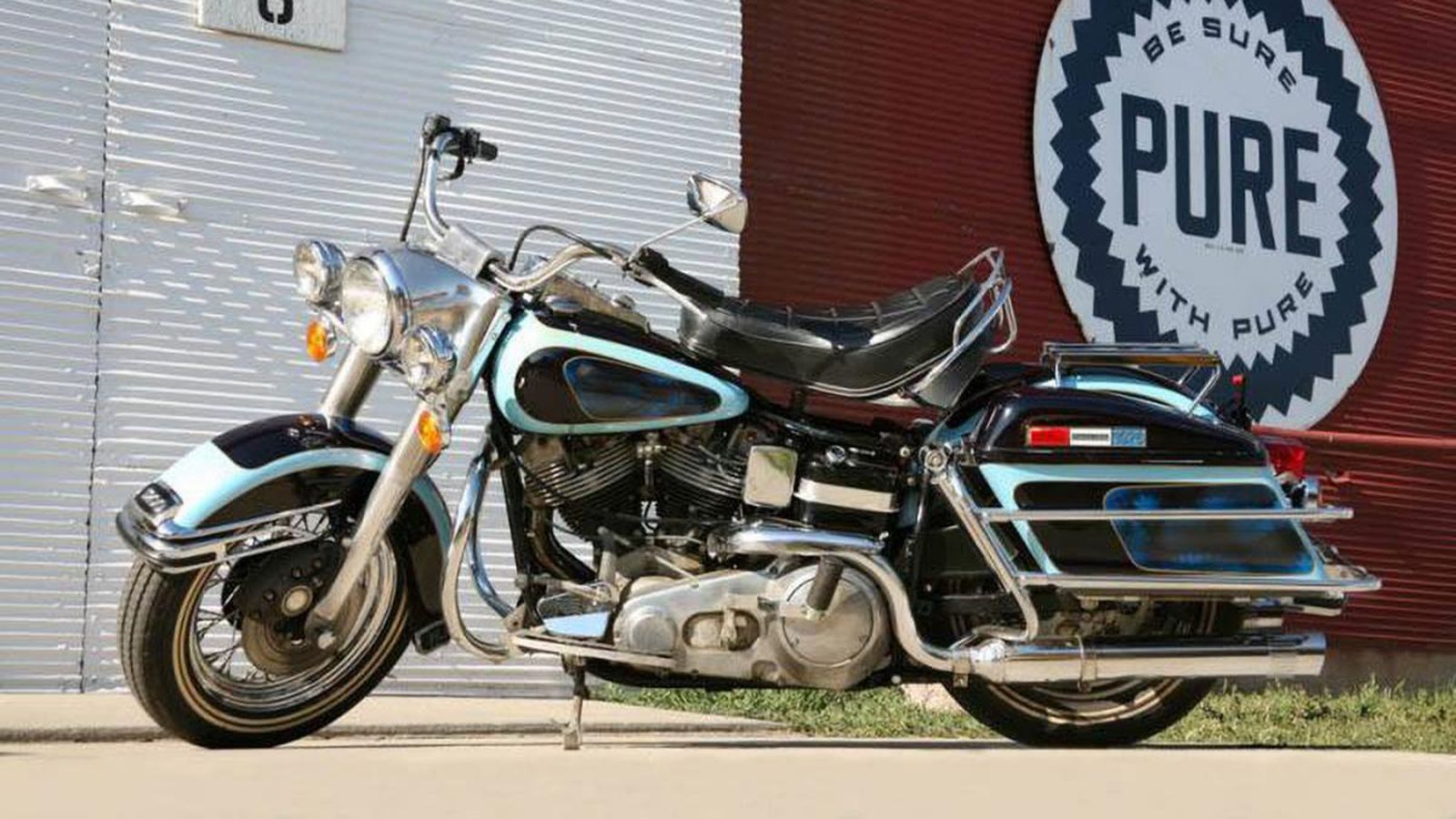H Electra Glide του βασιλιά της Rock n Roll σε κατάσταση πραγματικά βιτρίνας...