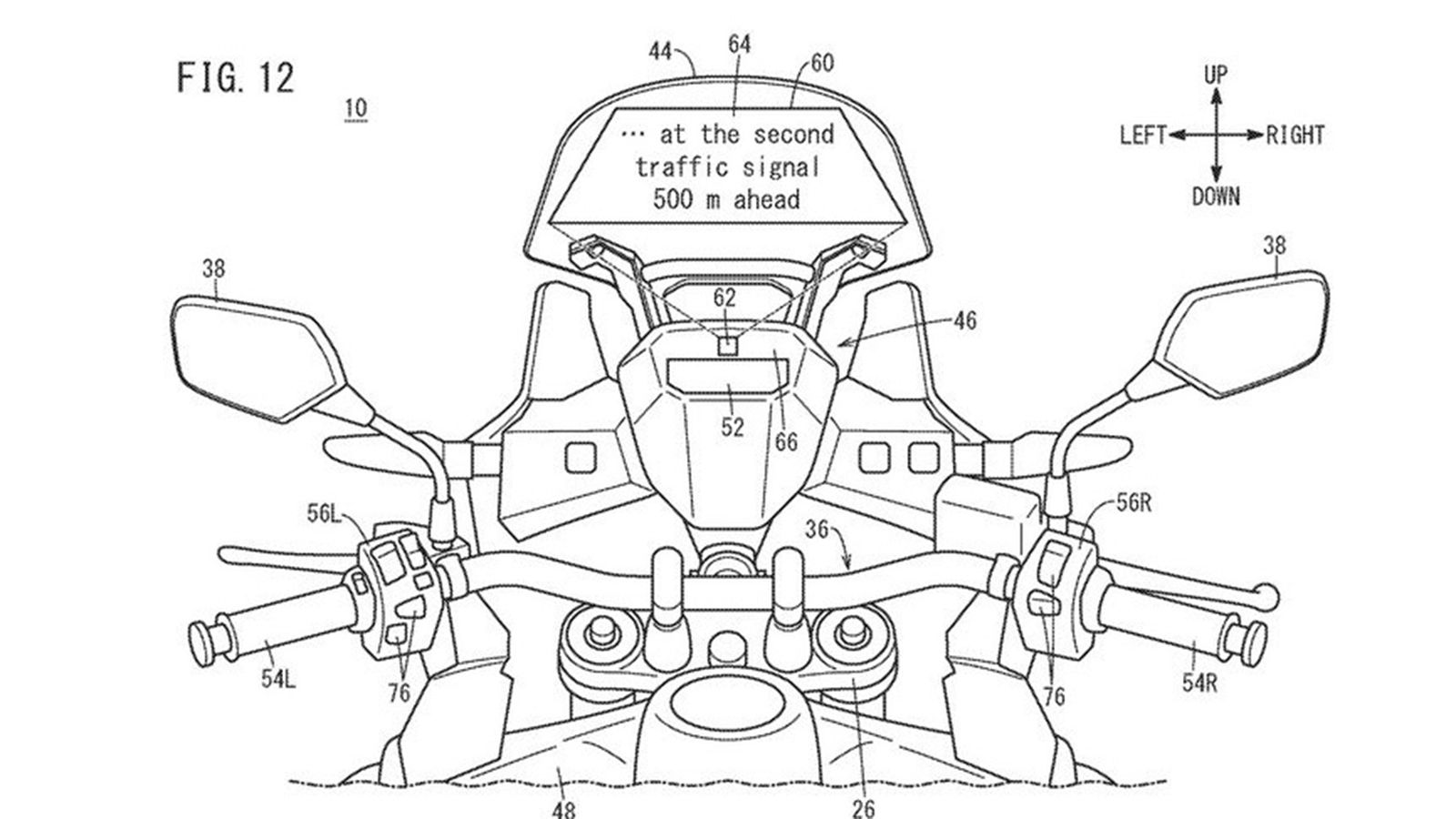 Τα τεχνικά σχέδια για την νέα πατέντα της Honda, που αφορά τεχνολογία HUD σε συνδυασμό με έλεγχο αφής...