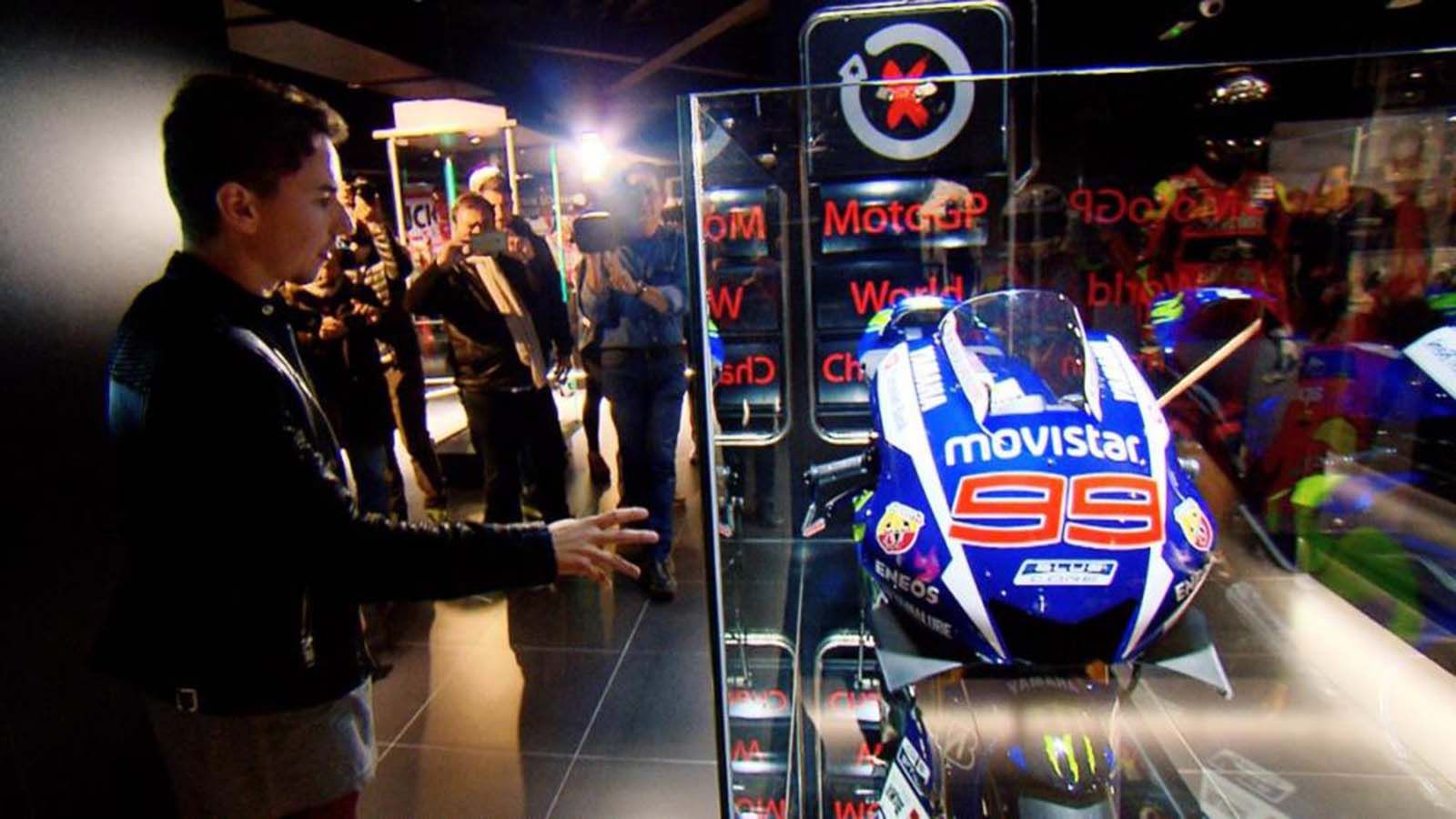 Λουκέτο στο μουσείο του Jorge Lorenzo