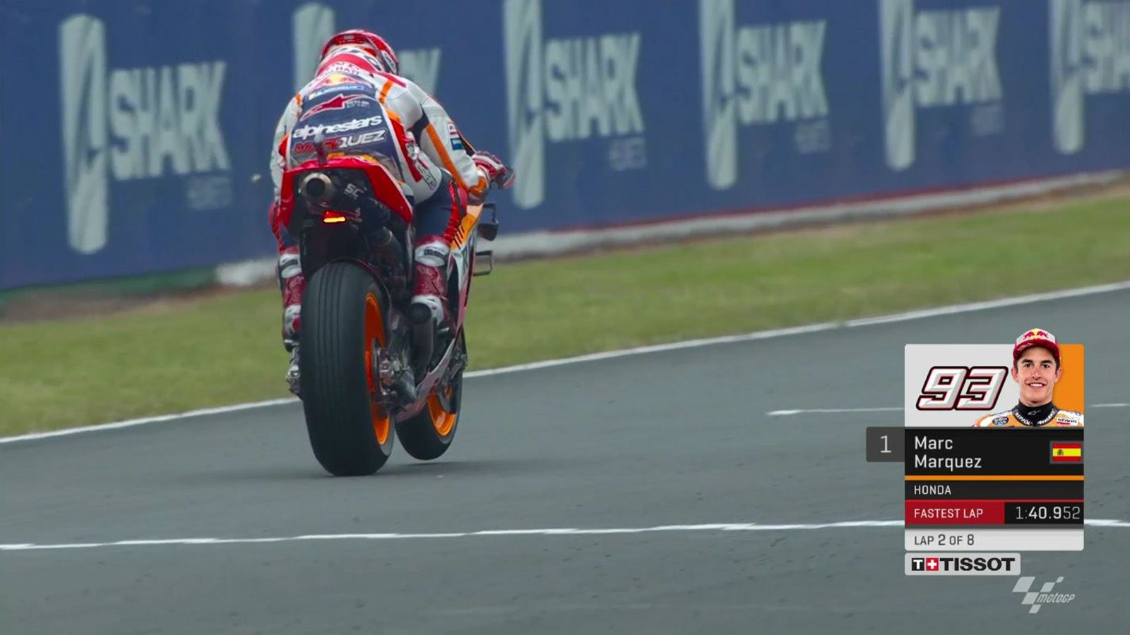 Ο Marc Marquez θα ξεκινήσει από την pole position στον αυριανό αγώνα...