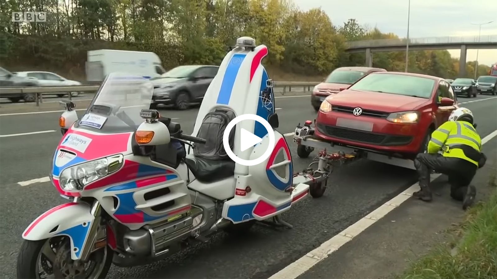 Όταν καλείς οδική και... σκάει Goldwing