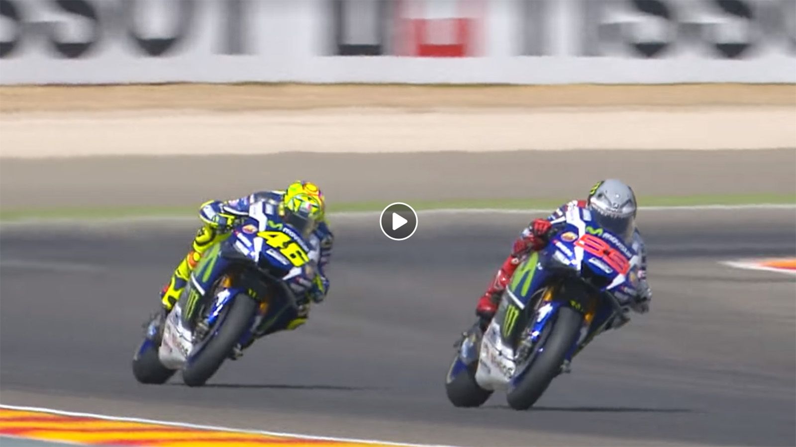 Rossi εναντίον Lorenzo στην Aragon