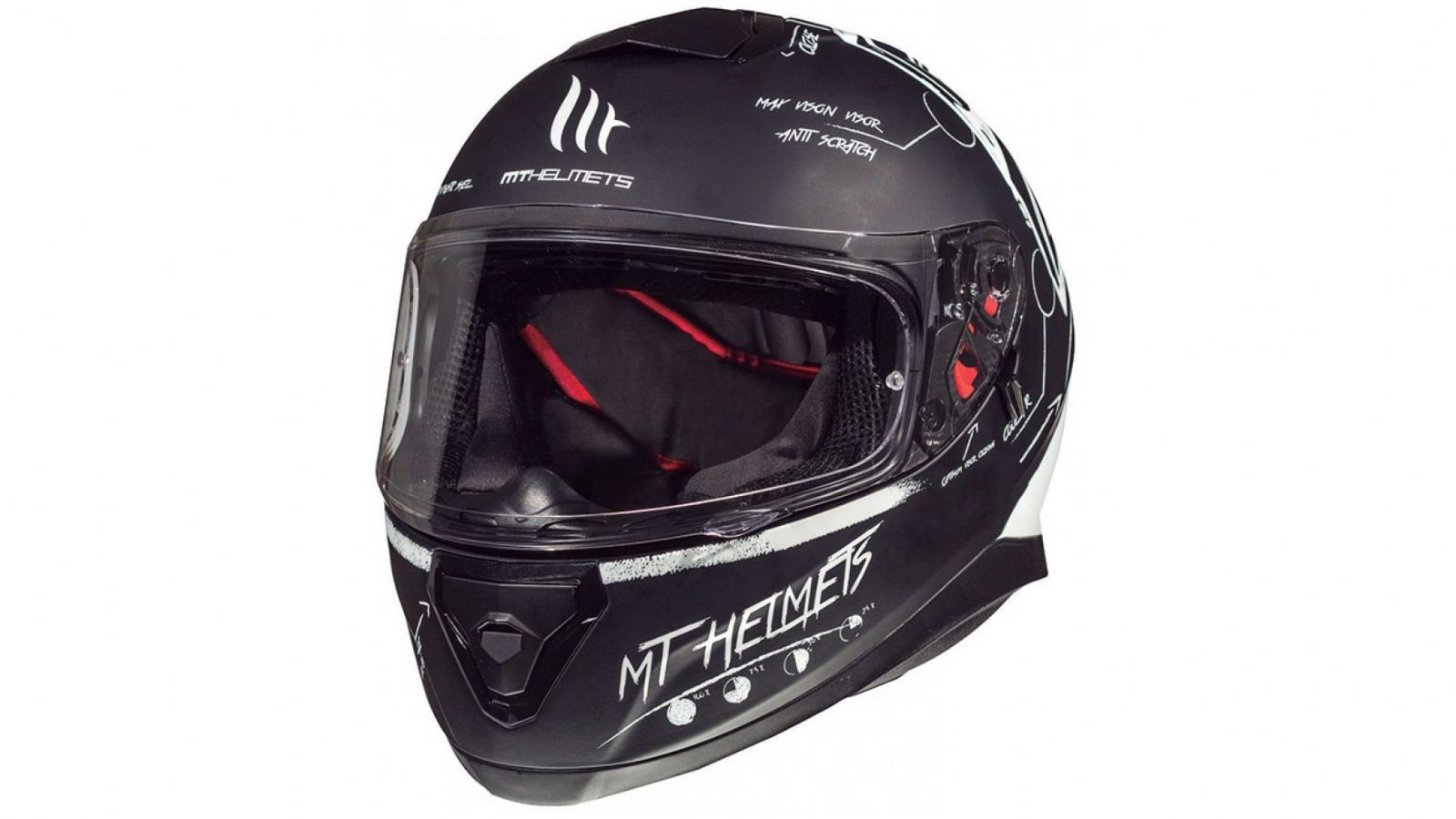 MT Thunder 3 SV Board Μαύρο Ματ - Ασπρο