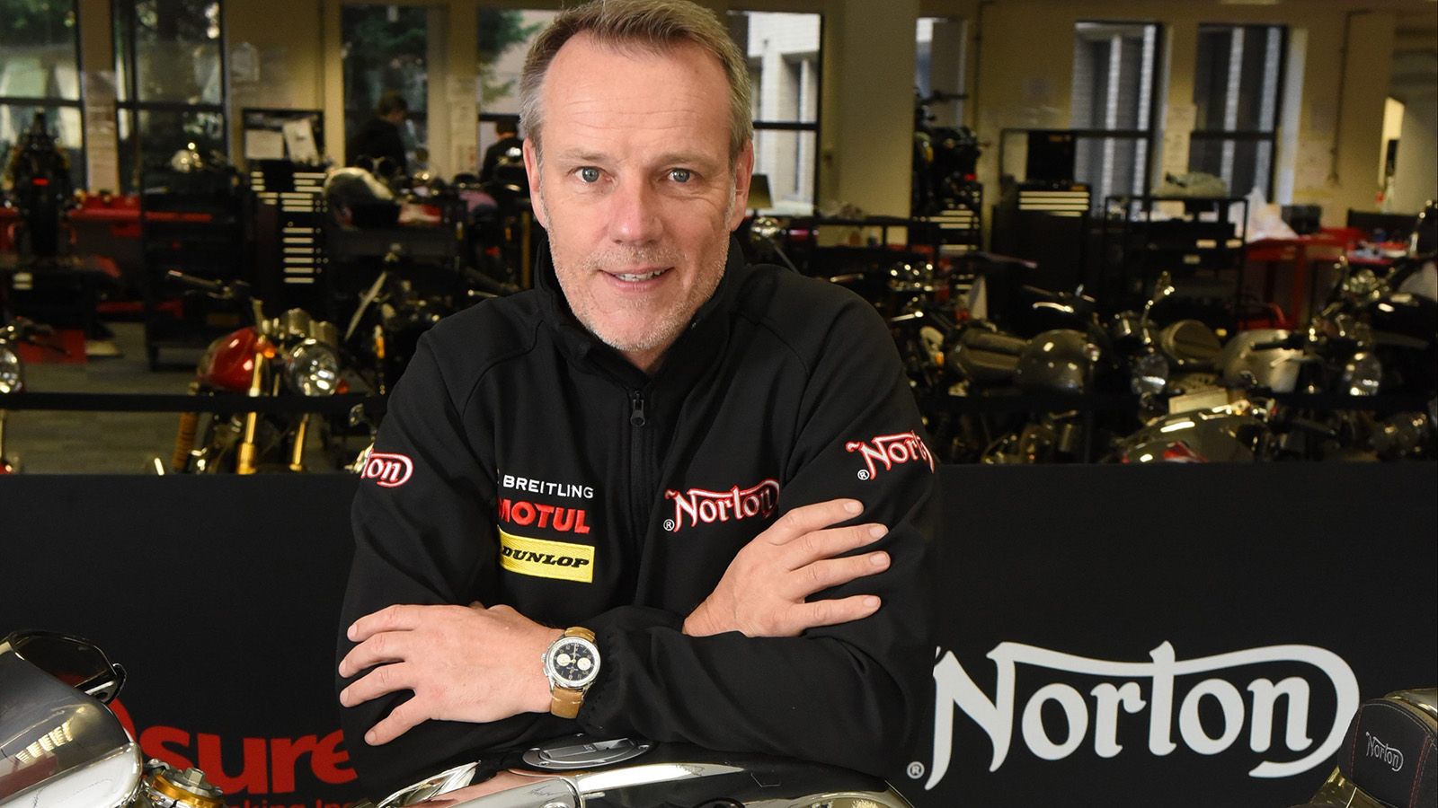 O επκεφαλής της Norton, Stuart Garner