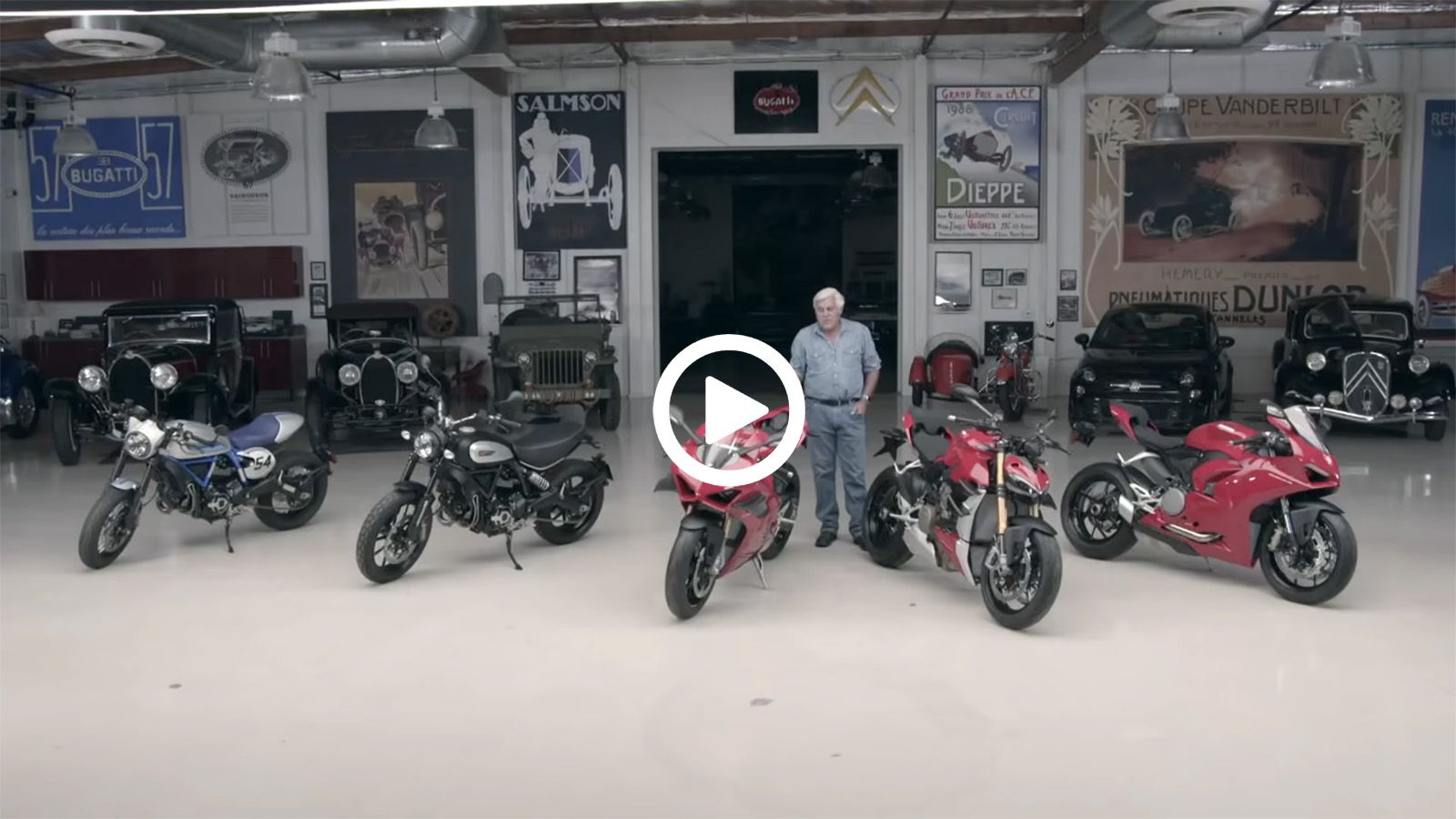 VIDEO: Ο Jay Leno παρουσιάζει τις νέες Ducati