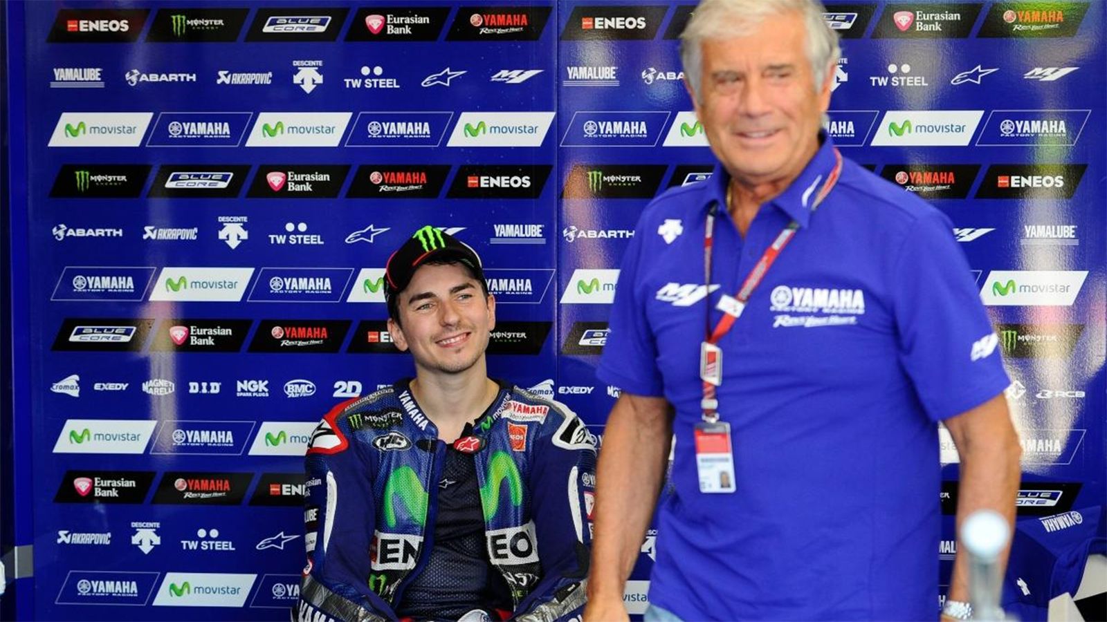 O Jorge Lorenzo (αριστερά) και ο Giacomo Agostini