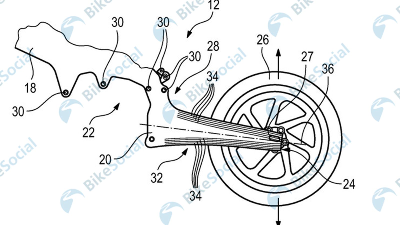 To σχέδιο της BMW. Φαίνεται αμέσως, το πως το πλαίσιο και το ιδιαίτερο «ψαλίδι» είναι διατεταγμένα.