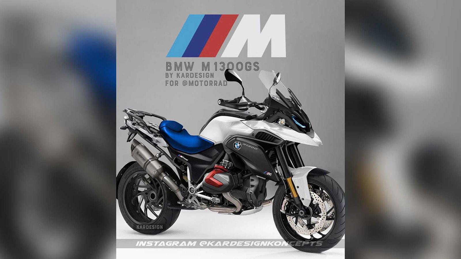 H απεικόνιση του Kar Lee για την BMW M1300GS.