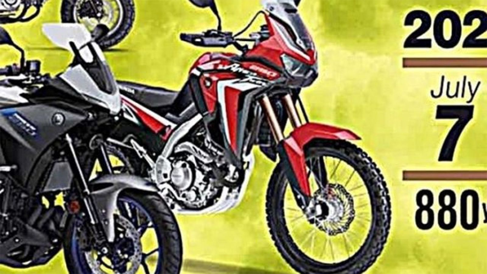 H απεικόνιση των Ιαπώνων ψηφιακών δημιουργών, για το νέο Honda Africa Twin 250. 