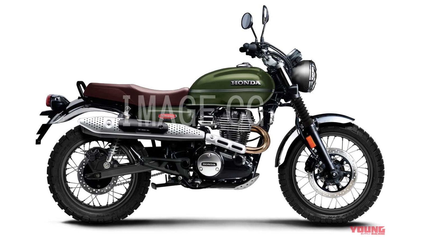 Θα είναι έτσι το νέο Honda CB350 Scrambler;