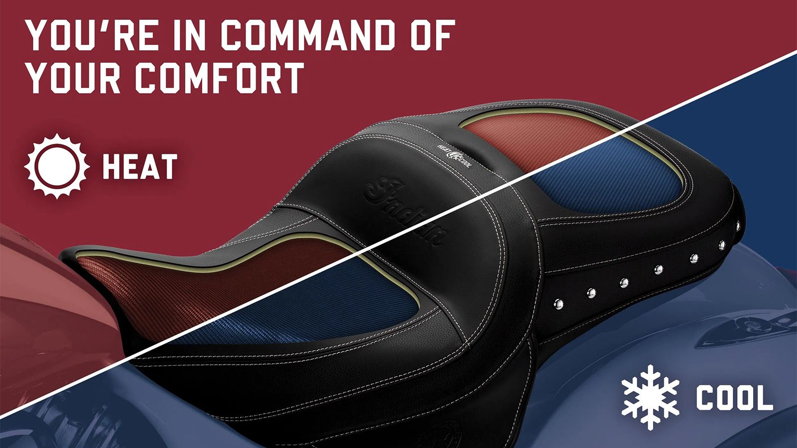 Indian: Σέλα με...θέρμανση ΚΑΙ ψύξη!