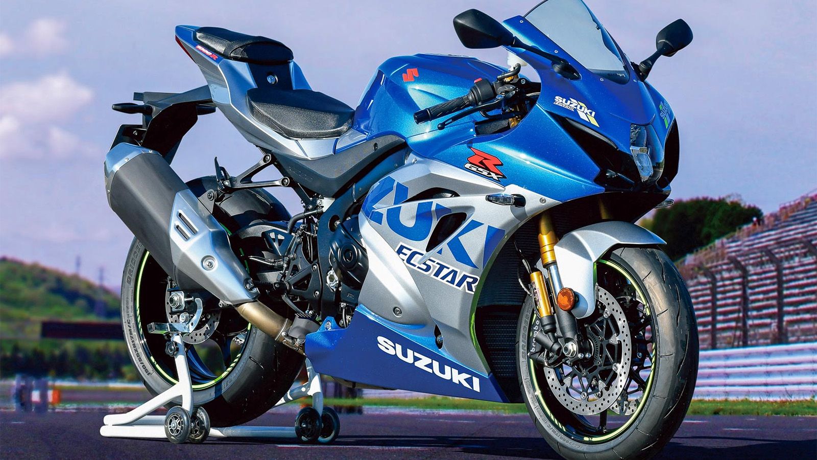 To Suzuki GSX-R 1000R στον επετειακό του χρωματισμό.