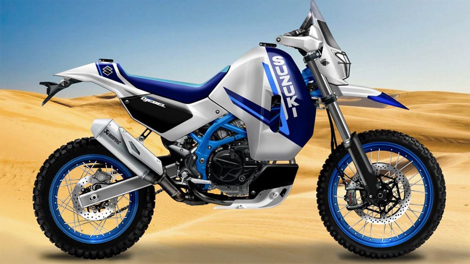 Το σχέδιο του Oberdan Bezzi για ένα ακραίο Suzuki V-Strom 650.