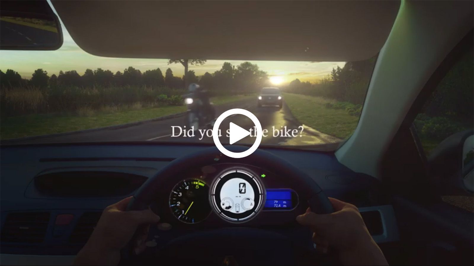 Αφύπνιση ασφάλειας -«Είδες την μοτοσυκλέτα;» 