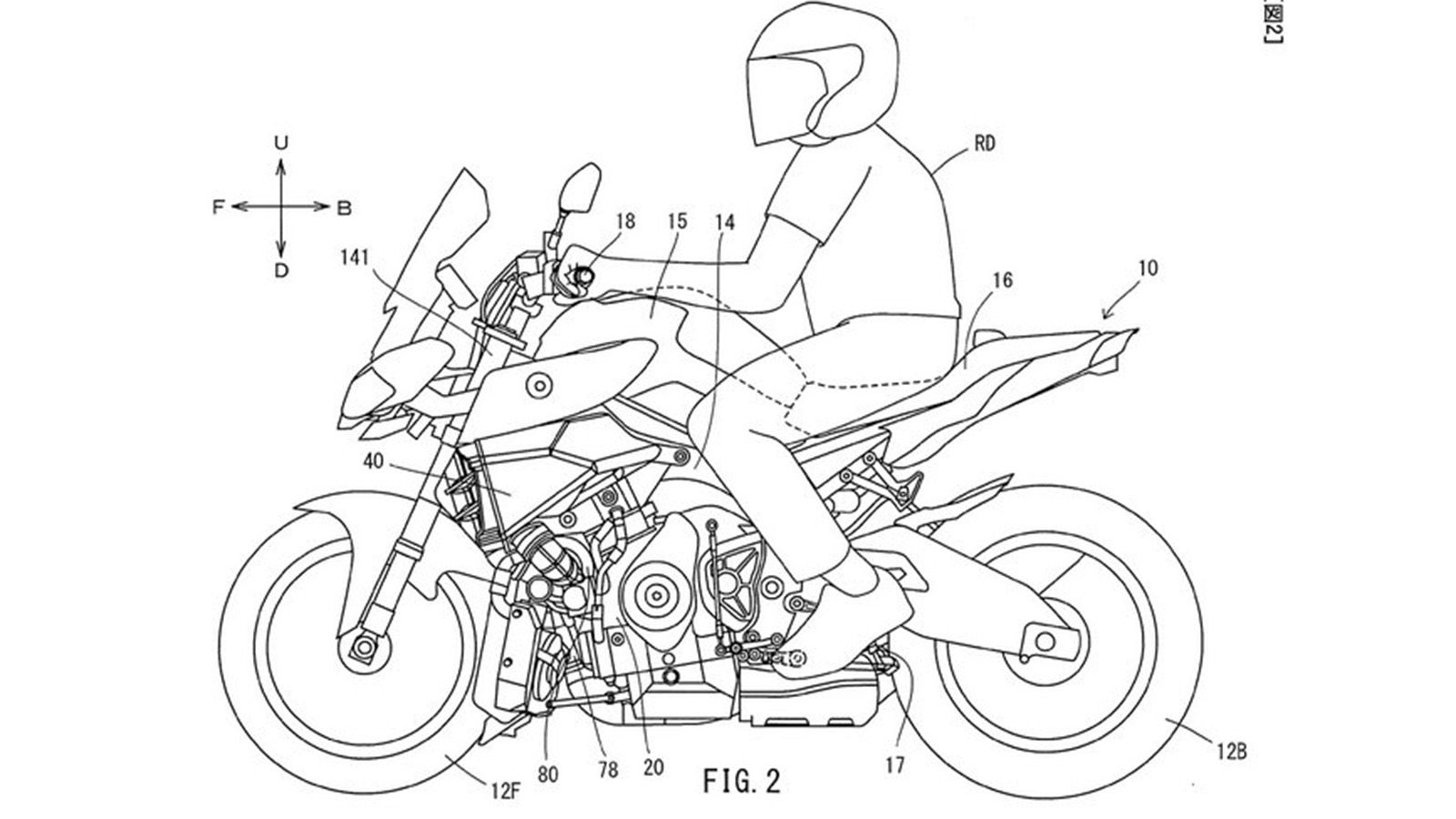 Εικόνες από τα σχέδια της Yamaha για την υπό ανάπτυξη μοτοσυκλέτα με Turbo.
