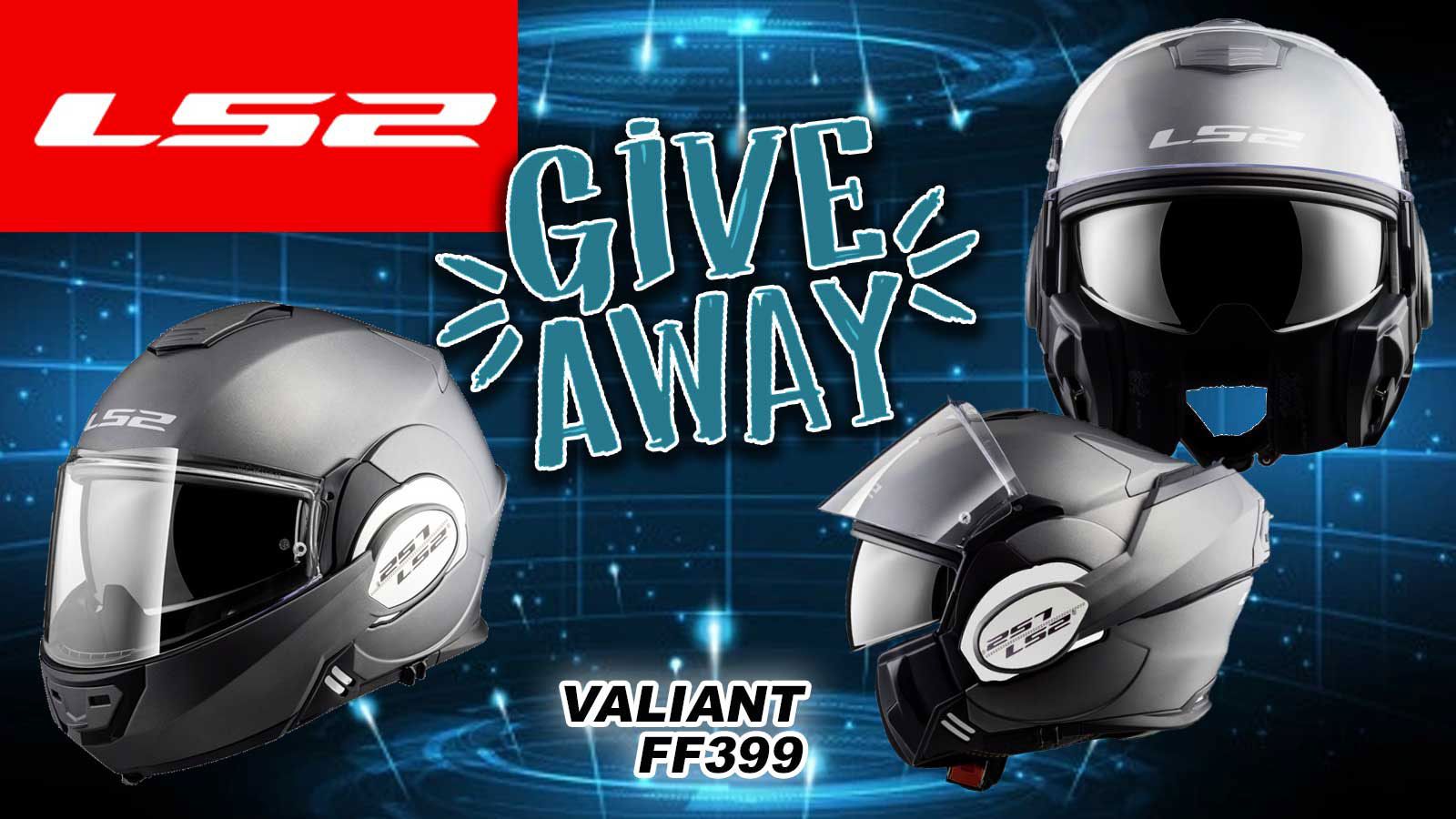 Κερδίστε το κορυφαίο ανοιγόμενο κράνος LS2 Valiant