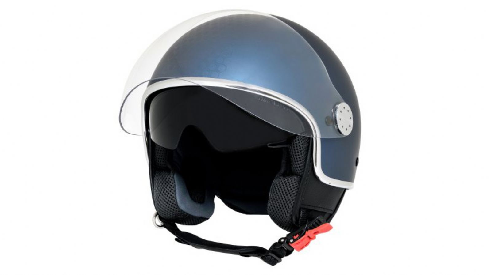 Demi jet κράνος Piaggio Mirror blue matt