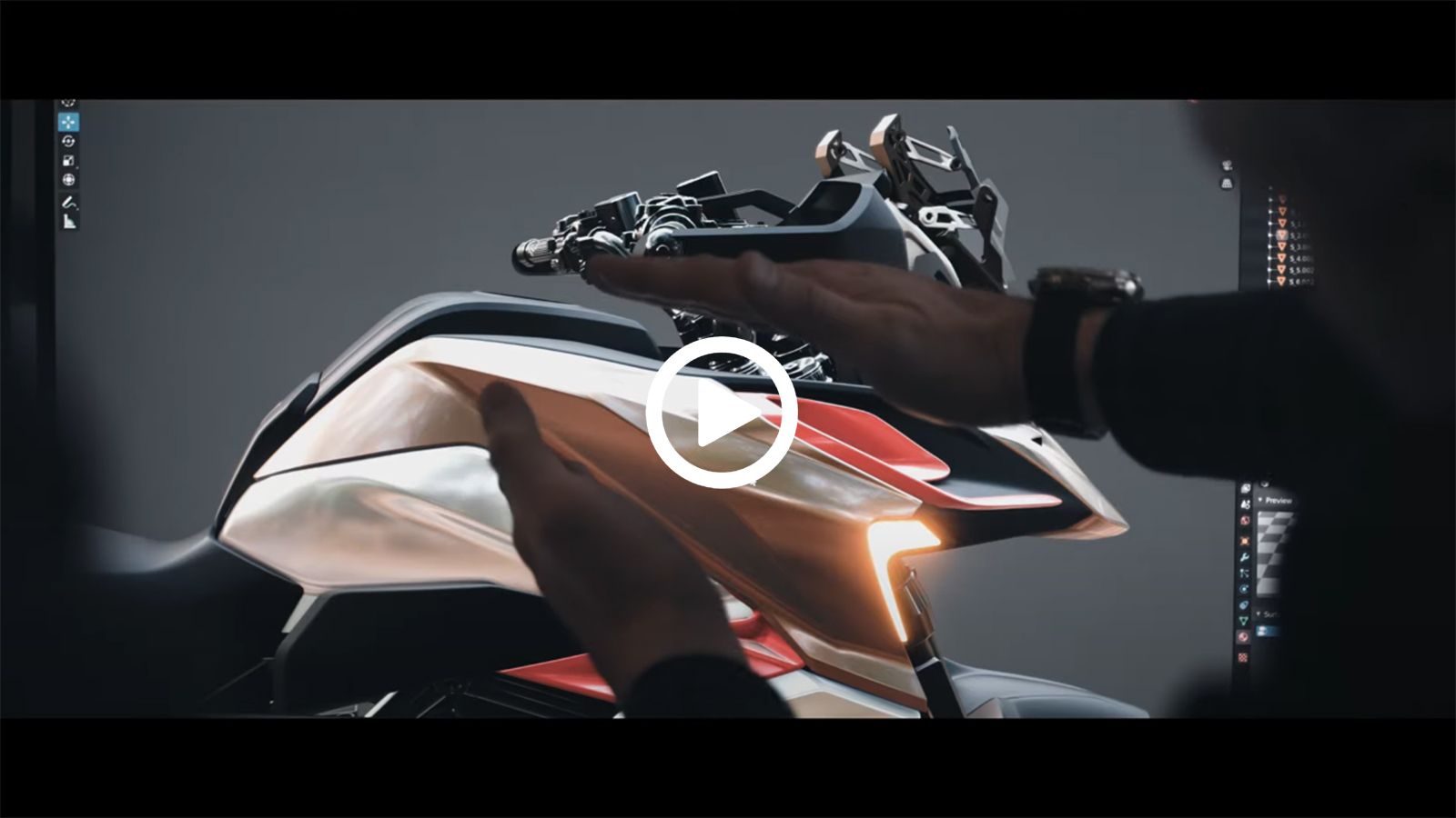 Στιγμιότυπο από το teaser video της Benelli για το TRK 800.