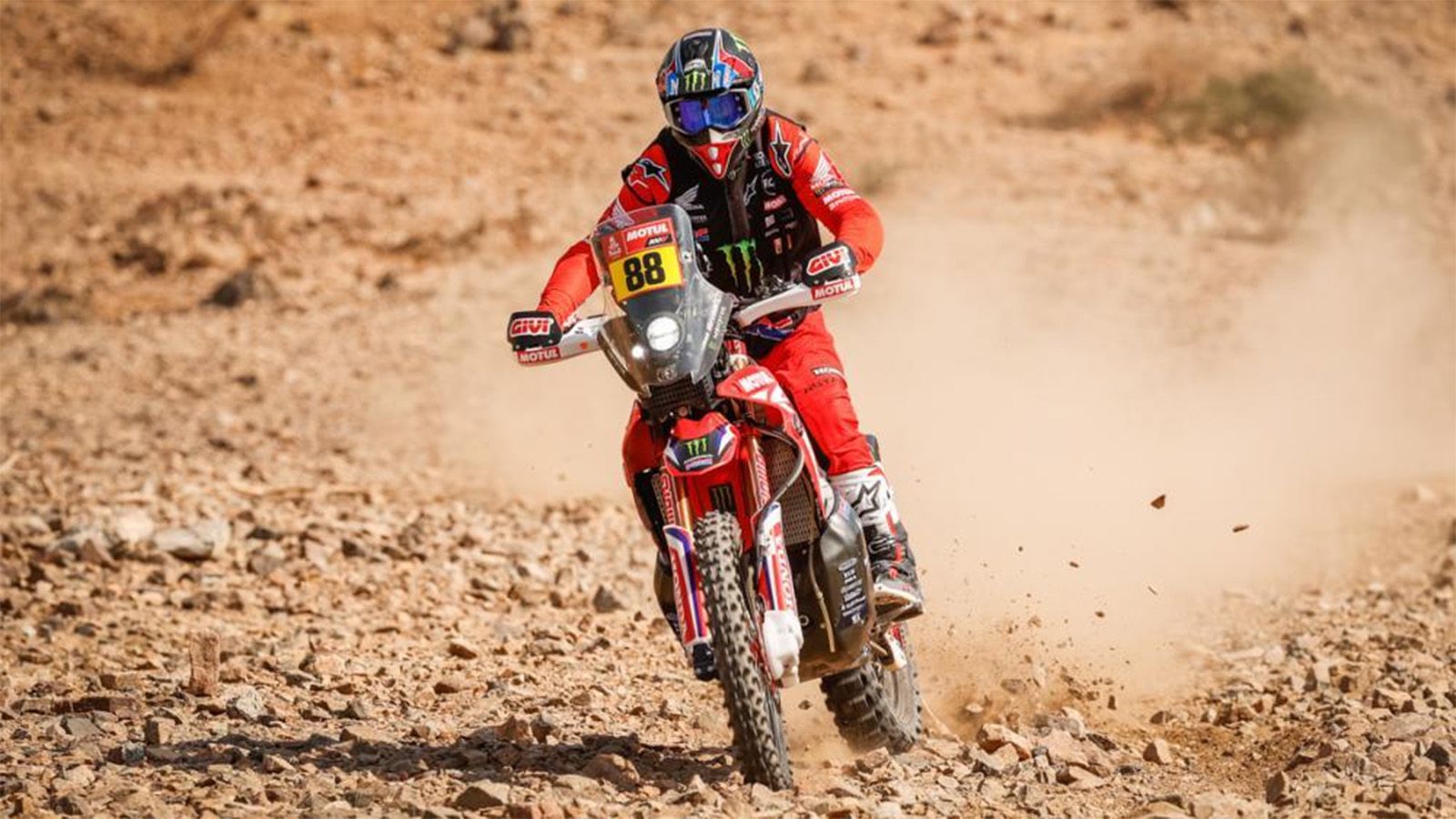 Ο Joan Barreda, νικητής του Stage 2 και πρώτος στην γενική κατάταξη μέχρι τώρα.