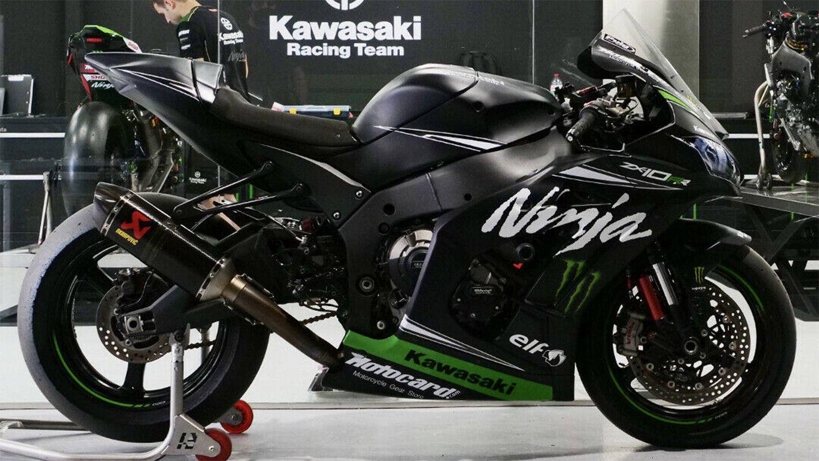 Η Kawasaki ZX-10R του Jonathan Rea που βρίσκεται στην αγγελία δημοπρασίας.