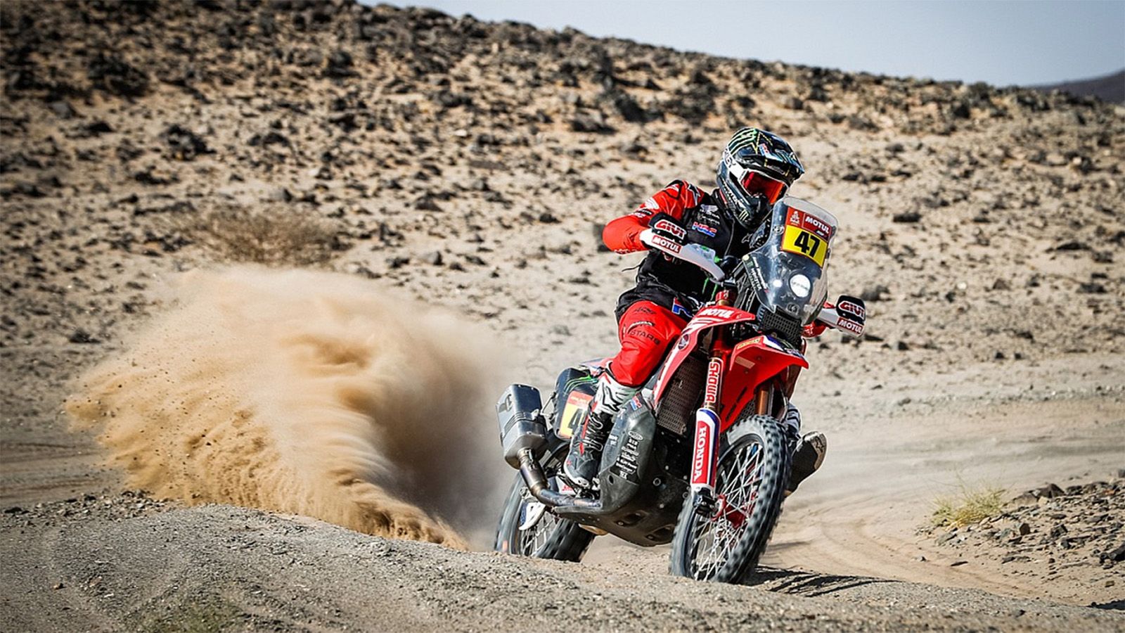 O νέος ηγέτης του αγώνα Dakar 2021, Kevin Benavides.