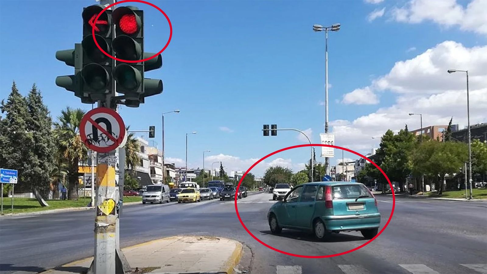 Μάστιγα η παραβίαση ερυθρού σηματοδότη (και) στην Ελλάδα. 