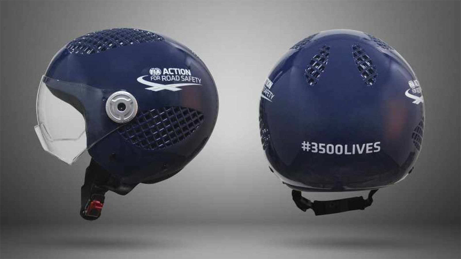 Αυτό είναι το πρωτότυπο κράνος από την NZI και την FIA, για την νέα πρωτοβουλία της τελευταίας.