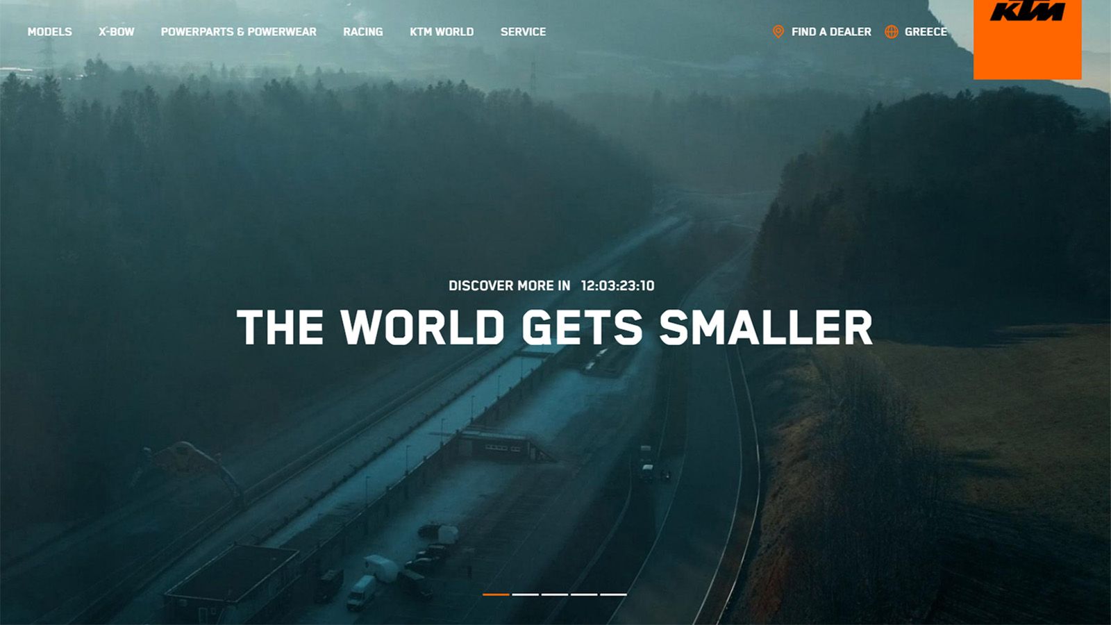 To εν λόγω teaser της KTM