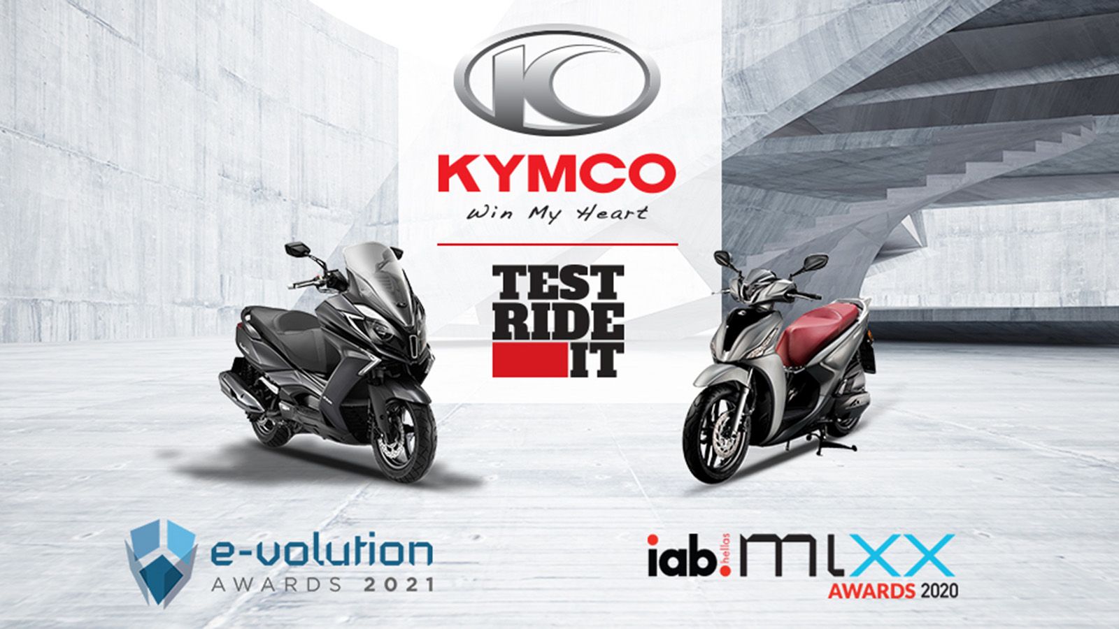 Με 3 βραβεία υποδέχεται το 2021 η KYMCO.