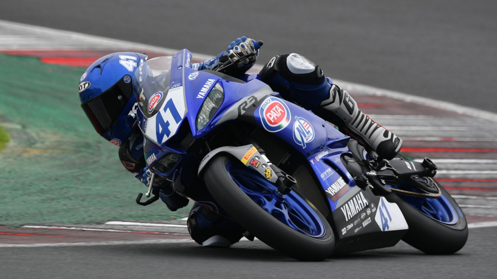 O Γιάννης Περιστεράς εν δράσει, στο Misano.