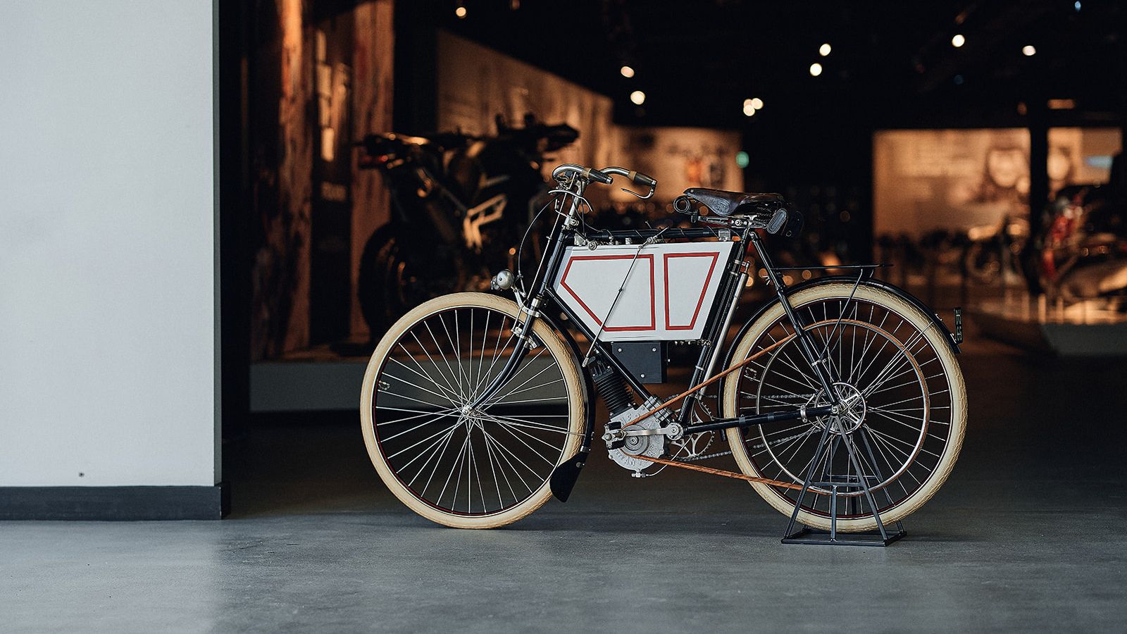 Η πρωτότυπη Triumph μοτοσυκλέτα του 1901.