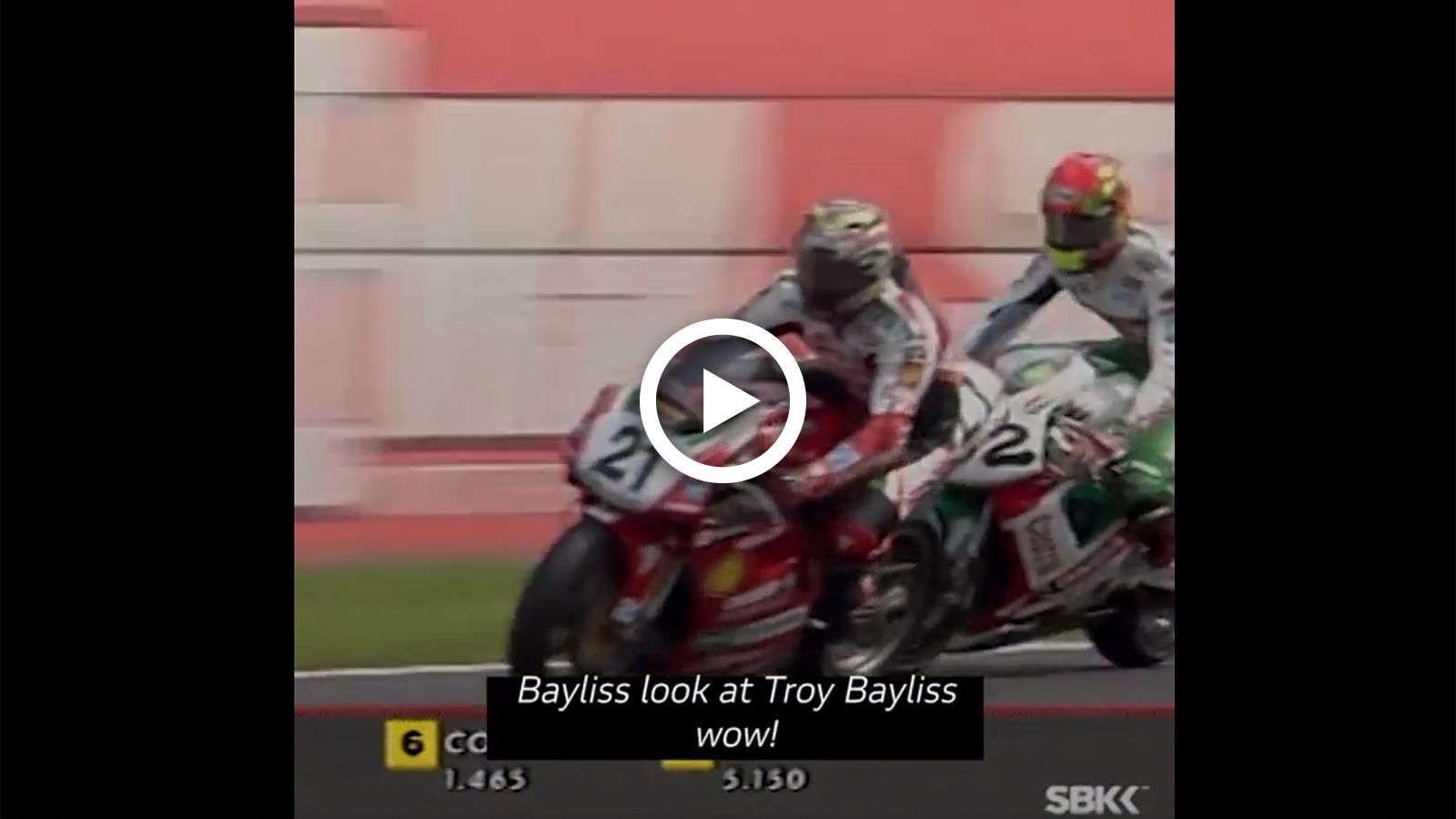 VIDEO: Όταν ο Troy Bayliss «τρύπησε» τον ανταγωνισμό!