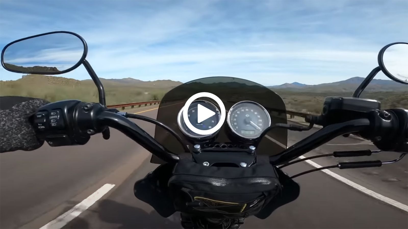 VIDEO: Αναβάτης με Harley «ψαρεύει» στα 200 χλμ/ώρα