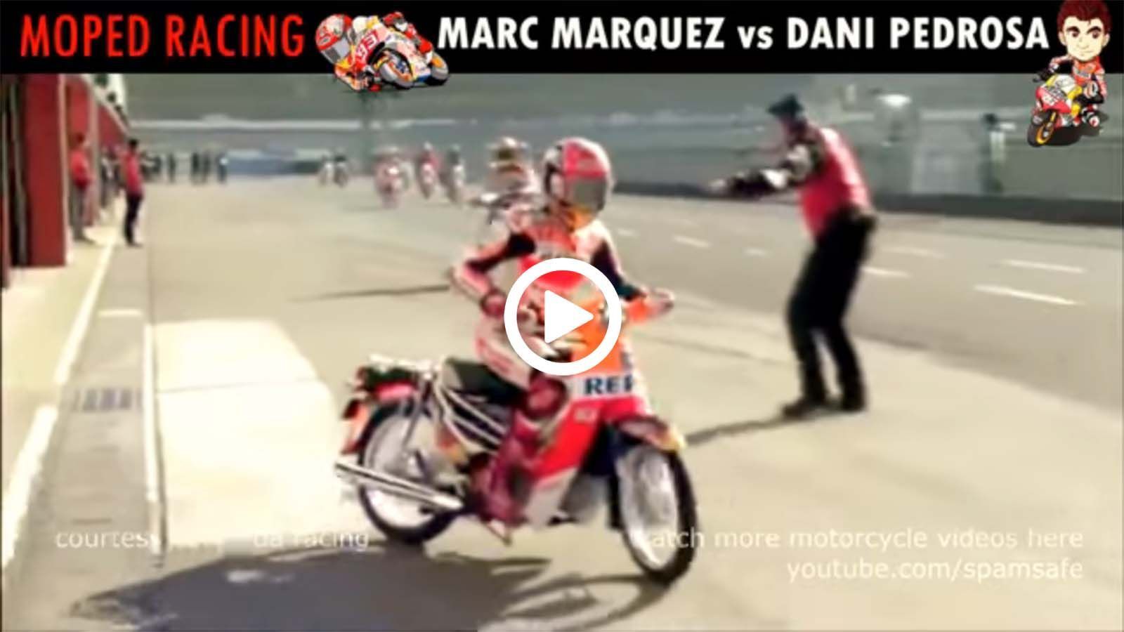 VIDEO: Marquez και Pedrosa με... παπιά, στην πίστα!