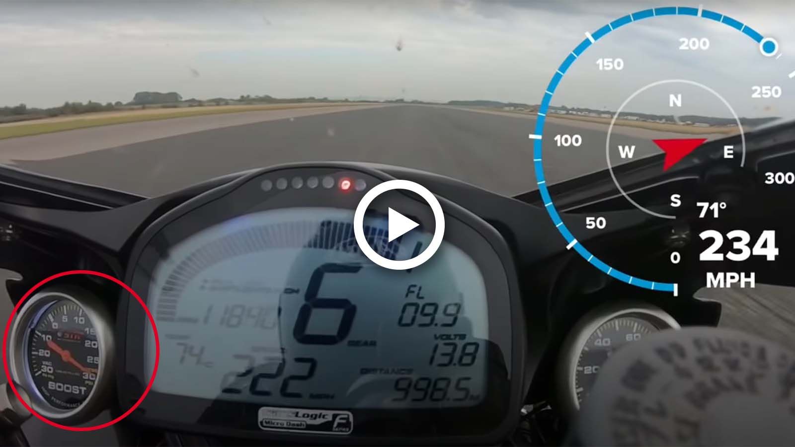 VIDEO: GSXR με Turbo πιάνει τα 377 χλμ/ώρα!