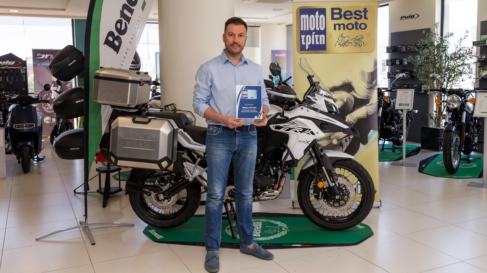 Η βράβευση Benelli και Super Soco για το διαγωνισμό Best Moto 2021