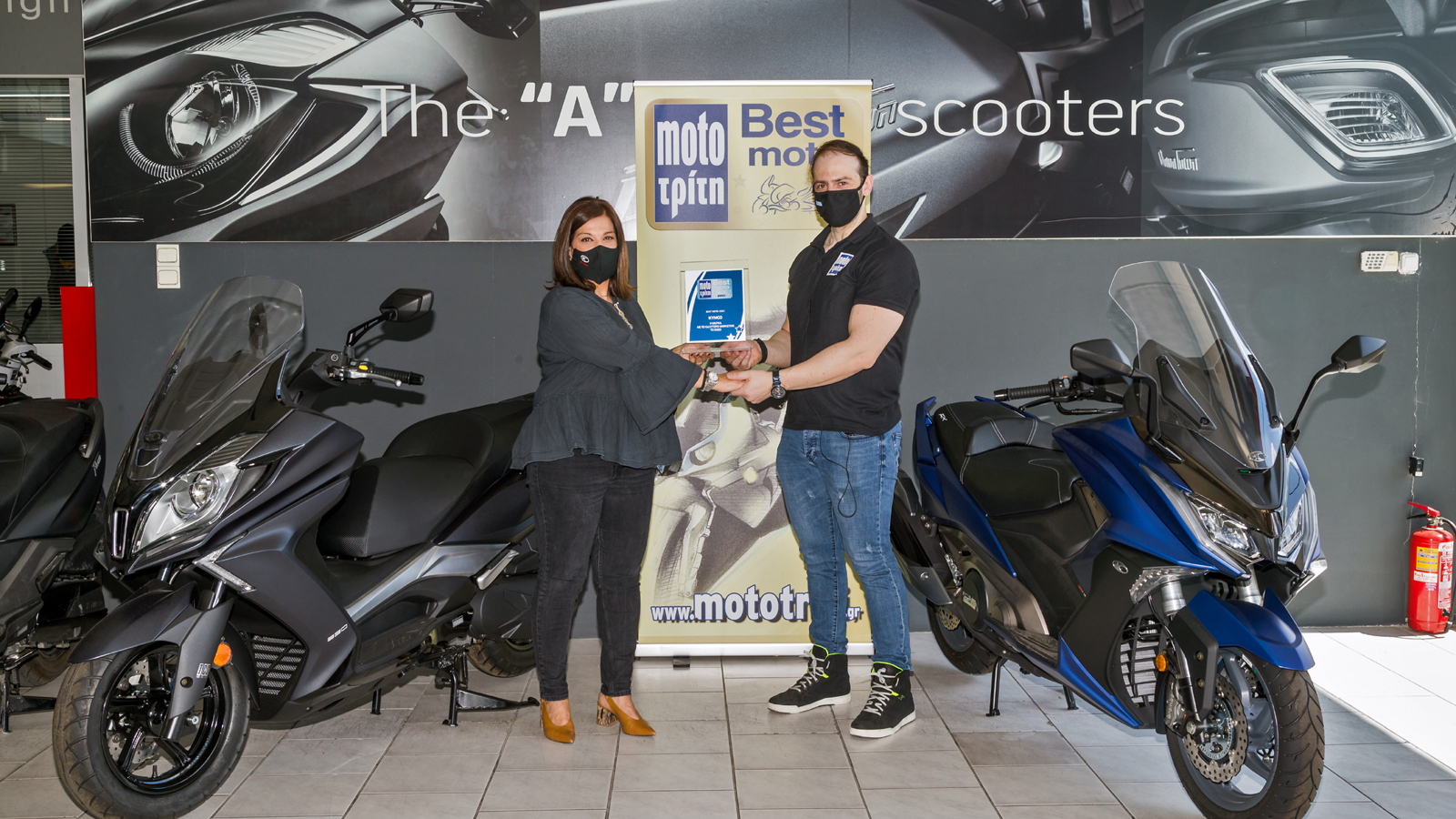 Η βράβευση της Kymco ως μάρκα με το καλύτερο marketing