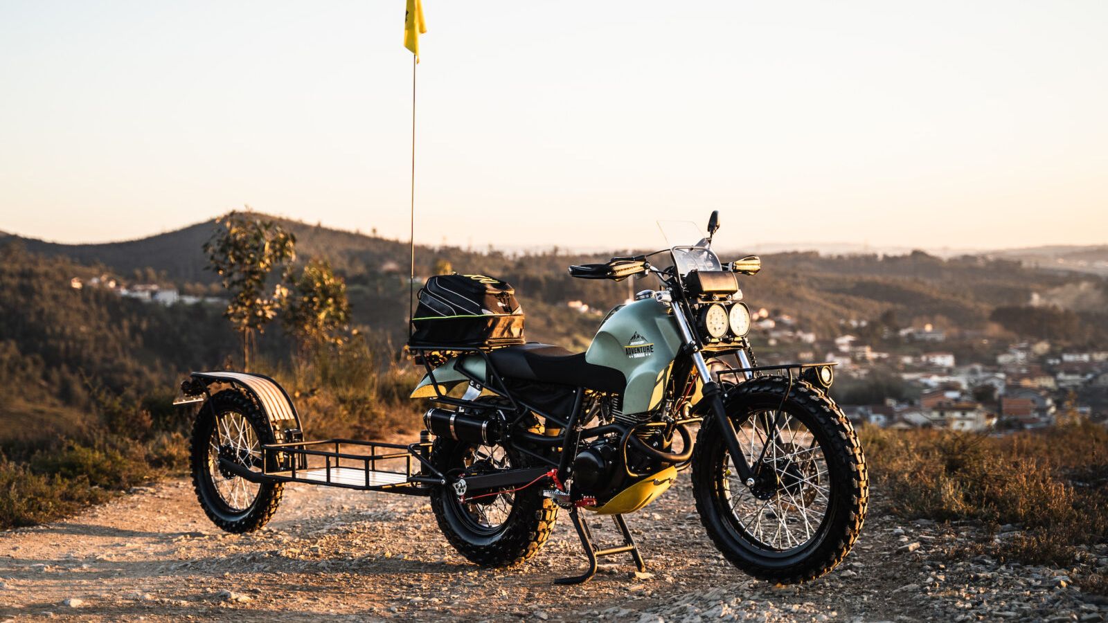 H απίστευτη off-road δημιουργία του Manuel Vieira, πάνω σε ένα Yamaha TW125.